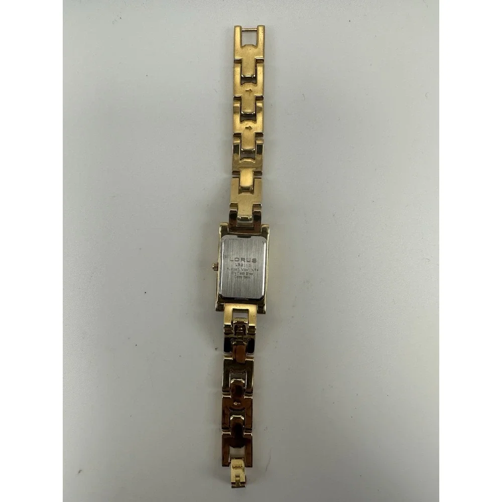 Lorus LR2113 New Battery Ladies Tank‎ MOP Watch 17MM 6